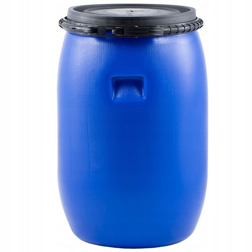 BECZKA PLASTIKOWA Z OBEJMĄ ZBIRNIK NA WODĘ 60L na Arena.pl