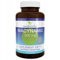 MEDVERITA NIACYNAMID 500 mg 100 kaps WITAMINA B3