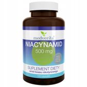 MEDVERITA NIACYNAMID 500 mg 100 kaps WITAMINA B3