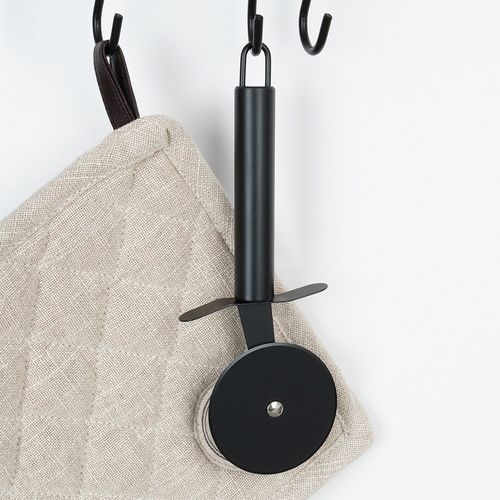 Nóż do pizzy stalowy czarny 20 cm na Arena.pl