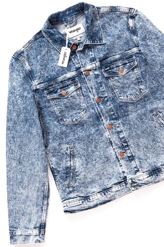 WRANGLER REGULAR JACKET GLACE BLUE W443FK18A S na Arena.pl