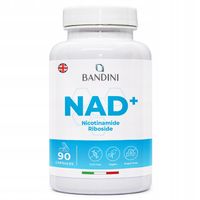 Bandini NAD+ Nikotynamid Ribozyd 300 mg | 90 Kapsułek | Energia i Witalność