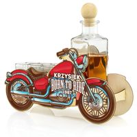 Karafka MOTOR barek PREZENT na URODZINY 30 40 50 DLA FACETA