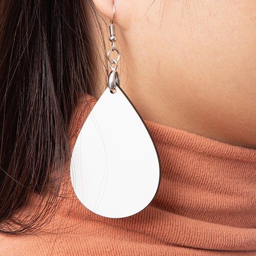 Kolczyki z MDF-u do sublimacji - kropla na Arena.pl