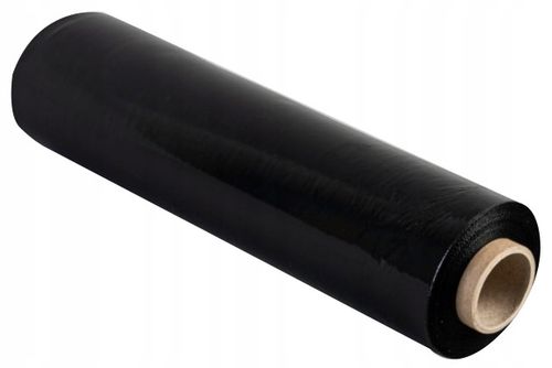 STRECZ folia 3kg CZARNA 2,7kg netto folii 23mic x1 na Arena.pl