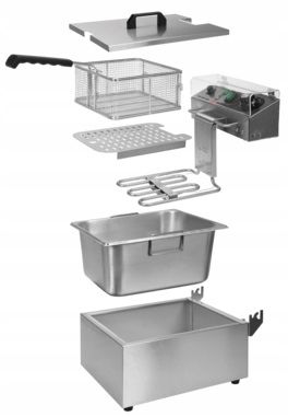 FRYTOWNICA ELEKTR. POJEDYNCZA YATO YG-04610 6L zdjęcie 12