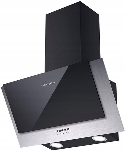 Ciarra CBCB6736C okap naścienny 60 cm, 380 m³/h, oświetlenie LED, 2 filtry na Arena.pl