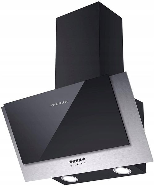 Ciarra CBCB6736C okap naścienny 60 cm, 380 m³/h, oświetlenie LED, 2 filtry zdjęcie 6
