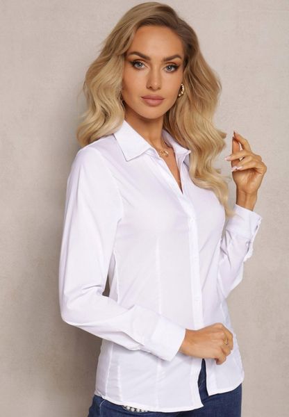 Renee Biała Koszula damska zdjęcie 4