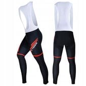 LEGGINSY Z WKŁADKĄ NA ROWER X-TIGER Z SZELKAMI PRO