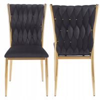 krzesło k37-fx (g) velvet czarne