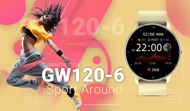 smartwatch giewont ecru gw120-6 zdjęcie 3