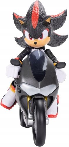 SONIC 3 THE HEDGEHOG FIGURKA SHADOW + CZARNY MOTOCYKL ZESTAW RUCHOME KOŁA na Arena.pl