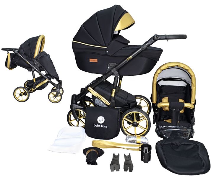 Wózek Dziecięcy Gold Uczio 2w1 Adaptery Maxi Cosi Cybex Aton I Size zdjęcie 6