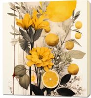 Obraz 90x100cm Cytrusowy Zachwyt