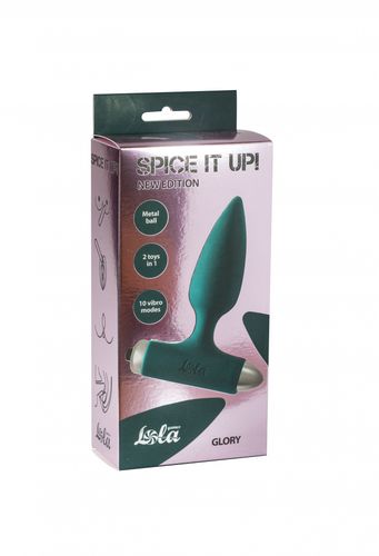 vibrating anal plug spice it up new edition glory dark green na Arena.pl