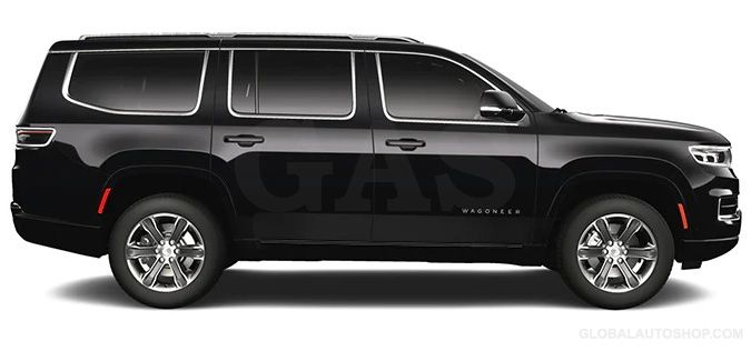 JEEP WAGONEER - Listwy CHROM na drzwi boczne dekoracyjne chromowane zdjęcie 2