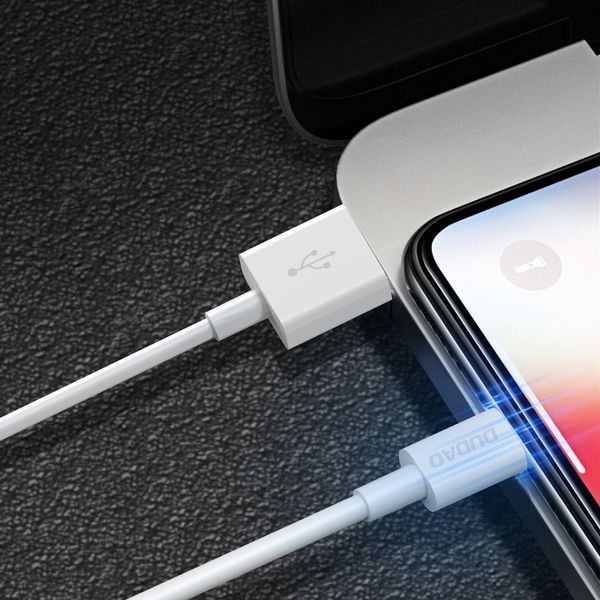 przewód kabel do iphone usb - lightning 3a 1m biały zdjęcie 8