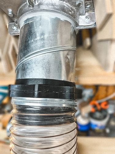 Szybkozłącze Magnetyczne SPIRO | Złącze Adapter Odciągu Trocin CNC | 100 mm na Arena.pl