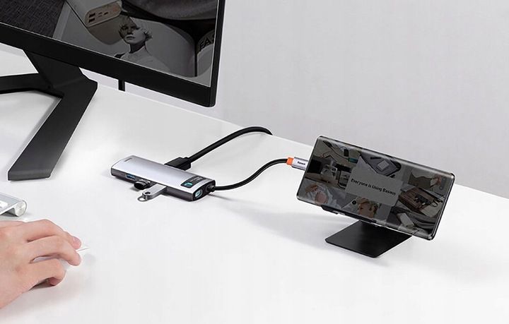 Stacja dokująca BASEUS Metal Gleam 8w1 zdjęcie 5