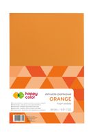 pianka happy color jednokolorowa 20x30 cm 5 ark - pomarańczowa