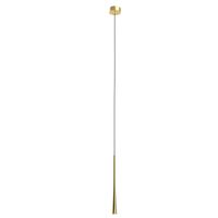 Wisząca lampa sypialnia Coffee złota LED 7W 3000K nad łóżko