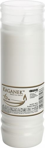 WKŁADY DO ZNICZY PARAFINOWE TRWAŁE 21 cm Kaganek K6 - Bispol (18 sztuk) na Arena.pl