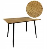 Stół IVO 140x80 cm dąb loft industrial do kuchni i jadalni