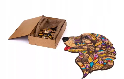 Puzzle drewniane 120 elementów. Wierny Sirko na Arena.pl