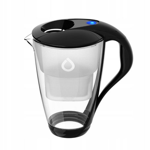 Dzbanek filtrujący szklany Dafi Crystal LED + 1 filtr UNIMAX (czarny) na Arena.pl