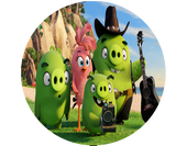 Opłatek na tort Angry Birds