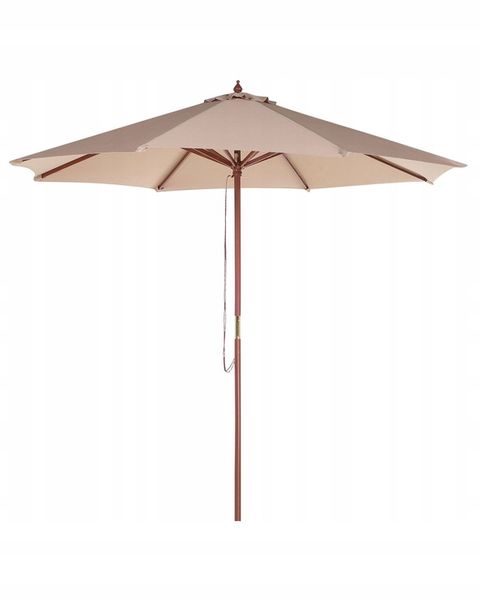 Parasol ogrodowy 270 cm piaskowy zdjęcie 1