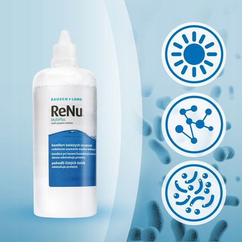 Płyny do soczewek Bausch + Lomb ReNu MultiPlus 3x360 ml + 3 pojemniki na Arena.pl
