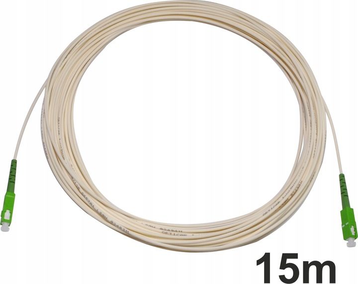 Patchcord światłowodowy kabel SC/APC-SC/APC sx 15m zdjęcie 6