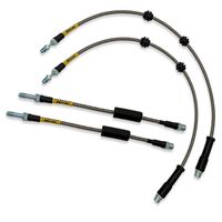 BMW F10 F12 - Zestaw Przewodów Hamulcowych Teflonowych W Oplocie Stalowym