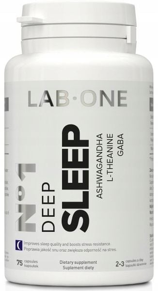 Kapsułki Lab One Deep Sleep 75 kapułek zdjęcie 3