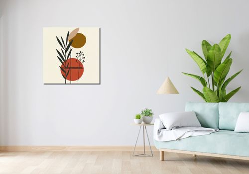 Obraz 70x70cm Kontrast w Botanice na Arena.pl