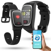 Bransoletka 4G Lokalizator GPS Opaska Seniora SOS Pomiar Pulsu Temperatury