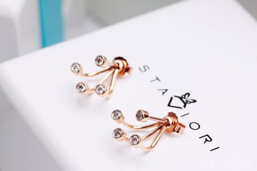 Emaga Złote kolczyki KRD2003 - Diament na Arena.pl