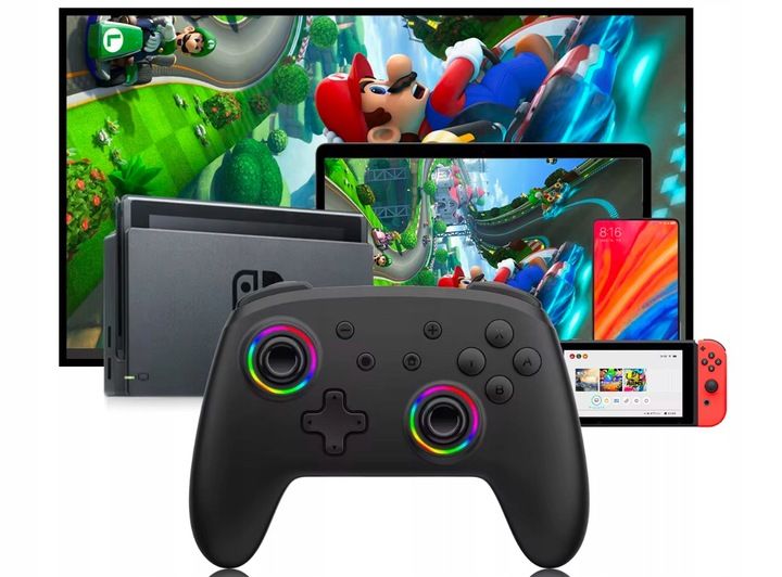 Bezprzewodowy kontroler do gier Bluetooth Gamepad PC i Nintendo Switch zdjęcie 3