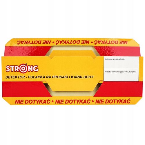 5X PUŁAPKA LEPOWA LEP NA PRUSAKI KARALUCHY KARACZANY PANKO Z WABIKIEM na Arena.pl