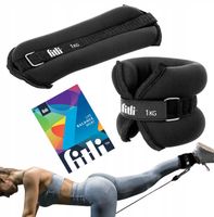 OBCIĄŻNIKI NA KOSTKI RĘCE 1 KG CIEŻARKI NA NOGI NADGARSTKI 2x 1KG