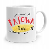 Dla Niani Opiekunki Kubek Fajowa Niania Prezent Z Nadrukiem Ze Zdjęciem