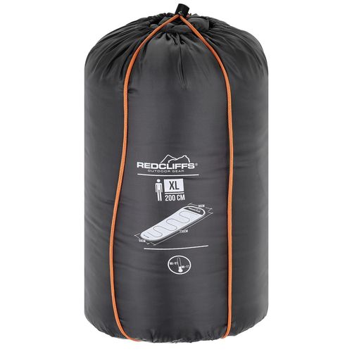 ŚPIWÓR TURYSTYCZNY MUMIA XXL 230x80/50CM SZARY REDCLIFFS na Arena.pl