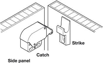 Zatrzask sprężynowy MINI LATCH HAFELE zdjęcie 4