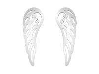 Srebrne Kolczyki Skrzydła Nausznice Srebro 925
