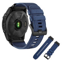 Pasek do Garmin Fenix 5s 6s 7s nylon opaska bransoleta niebieski QuickFit