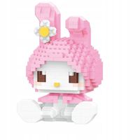 Klocki Hello Kitty Sanrio Figurka My Melody Box Pudełko 406 elementów