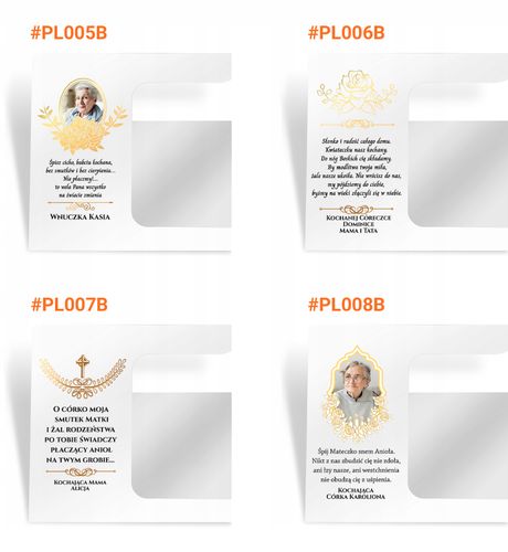 PODSTAWKA POD ZNICZ Z DEDYKACJĄ I LAMPIONEM XXL na Arena.pl