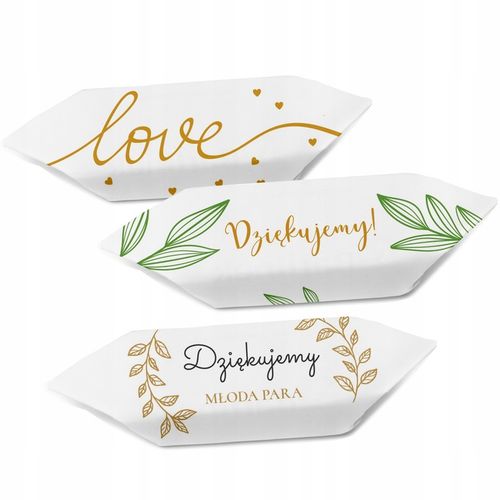 Krówki Ślubne 1 KG Podziękowanie Prezent Express 48h Krówki na wesele na Arena.pl